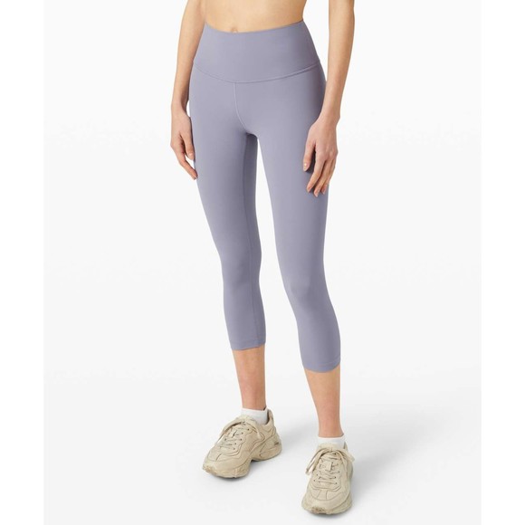 Lululemon Wunder Under Pant Align II High-Rise 25” Purple Lilac Grey Sz 8 NWT - Picture 1 of 8